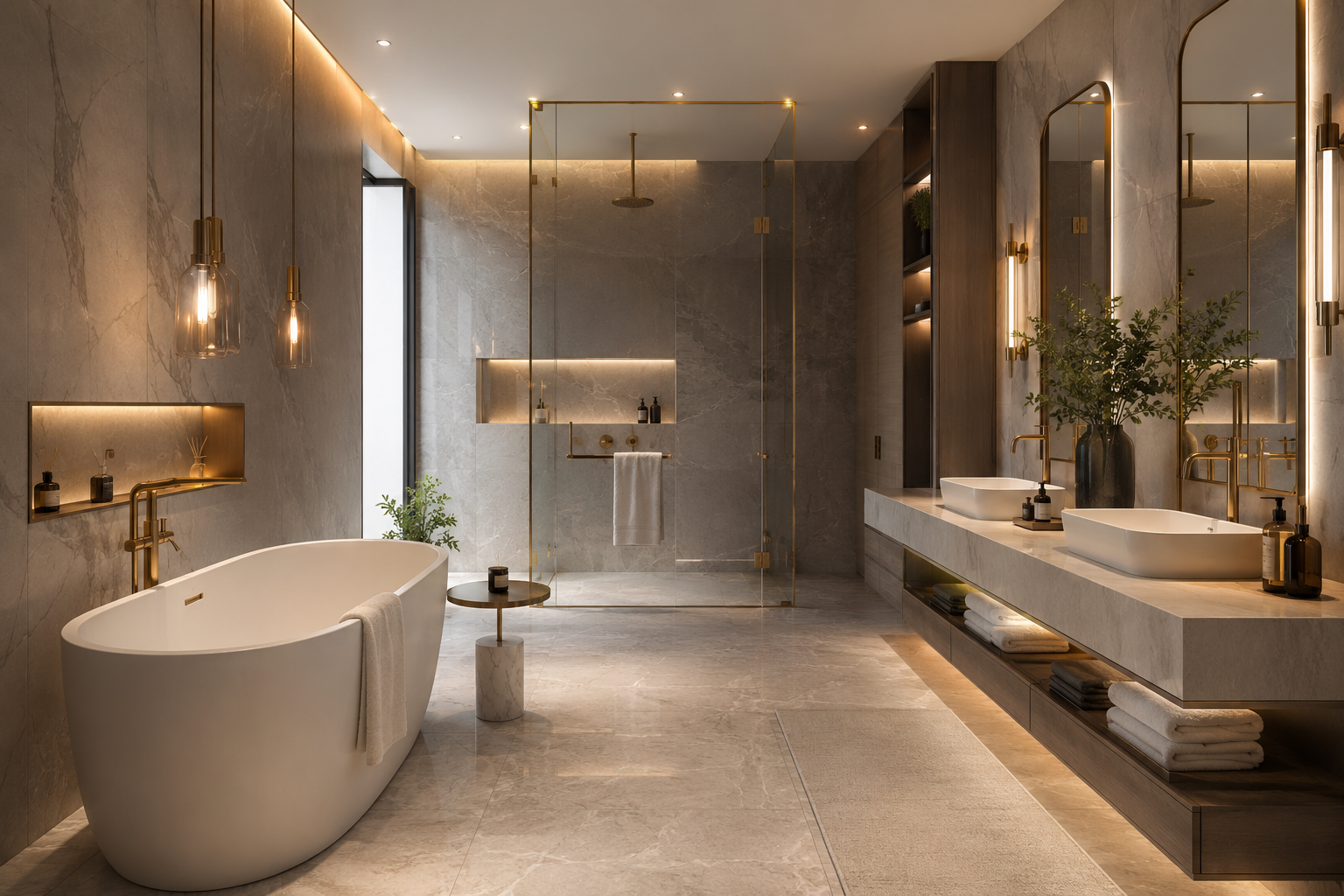 Bathrooms by Habibyar in Dubai